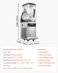 12L Commercial Slushy Machine Margarita Smoothie Frozen Drink