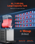Devanti 4L Commercial Slushy Machine Stainless Steel Frozen Drink