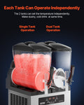 12L Commercial Slushy Machine Frozen Drink Maker x2 Tank