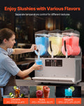 12L Commercial Slushy Machine Frozen Drink Maker x3 Tank