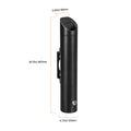 Cigarette Butt Receptacle, Stainless Steel Cylinder Cigarette Butt Container, Wall Mounted and Weatherproof Outdoor Cigarette Butt Disposal for Garden, Office, Restaurant, Hotel, Bar, Black