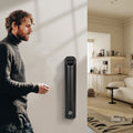 Stainless Steel Wall Mount Cigarette Butt Bin Weatherproof Black