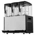 Commercial Beverage Dispenser, 3 Tanks 12 L Per Tank Juice Dispenser, 370W Stainless Steel Ice Tea Drink Machine with 7℃-12℃ Cooling Temperature, for Cold Drink Restaurant Bar Party