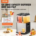 Commercial Beverage Dispenser 2x12L Juice Ice Tea 286W Cooling