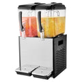 Commercial Beverage Dispenser 2x12L Juice Ice Tea 286W Cooling