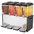 Beverage Dispenser 4 Tank 48L Juice Machine 510W Stainless Steel