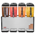 Beverage Dispenser 4 Tank 48L Juice Machine 510W Stainless Steel