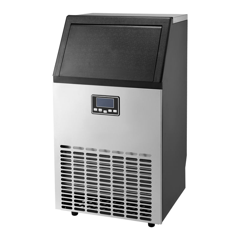 Commercial Ice Maker 100lbs/24H 33lbs Storage LED Display