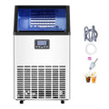 Commercial Ice Maker 100lbs/24H 33lbs Storage LED Display