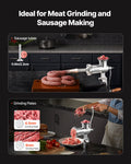 VEVOR Heavy Duty Meat Grinder Sausage Filler Stainless Steel Clamp