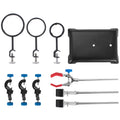 Lab Stand Support Set 60cm Flask Clamp Condenser Iron Metalware