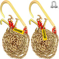 G80 J Hook Tow Chain 8mm x 300cm 2448kg Heavy Duty Wrecker