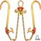 V Bridle Tow Chain 5/16in x 2ft Grade 80 9260lbs TJ Hooks