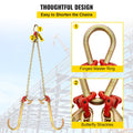 V Bridle Tow Chain 5/16in x 2ft Grade 80 9260lbs TJ Hooks
