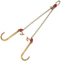 V Bridle Tow Chain 5/16in x 2ft Grade 80 9260lbs TJ Hooks