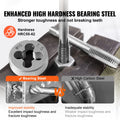 Tap and Die Set 110Pcs Metric Size M2 to M18 Bearing Steel Threading Tool