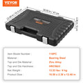 VEVOR Tap and Die Set 116 Piece Metric SAE Bearing Steel Threading Tool
