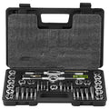 Tap and Die Set 40-Piece Metric M3-M12 Bearing Steel Threading
