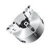 3-Jaw Lathe Chuck, 200 mm, Self-Centering Lathe Chuck, 4-200 mm Clamping Range with T-key Fixing Screws Hexagon Wrench, for Lathe 3D Printer Machining Center Milling Drilling Machine
