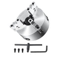 3-Jaw Lathe Chuck 200mm Self-Centering with T-Key & Hex Wrench