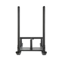 Weight Sled, Steel Power Sled, Fitness Strength Training Sleds for Athletic Exercise Speed Improvement, Workout Fitness Equipment with Handle, Compatible with 25/51 mm Weight Plates, Black