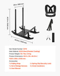Weight Sled Steel Fitness Training Equipment 25/51mm Plates