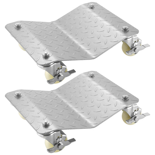 Tire Wheel Dollies 2 Pack 12x16" Platform 3" Casters Car Auto