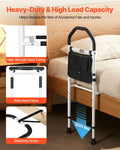 Bed Rail Elderly Adjustable Height Carbon Steel KING QUEEN Full Twin