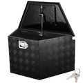 Trailer Tongue Box Aluminium 99cm Diamond Plate Storage Lock