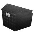 Trailer Tongue Box Aluminium 99cm Diamond Plate Storage Lock