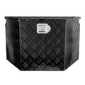 Trailer Tongue Box Aluminium 99cm Diamond Plate Storage Lock