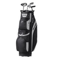 Golf Cart Bag 14 Way Divider 13 Pockets Black 600D Polyester