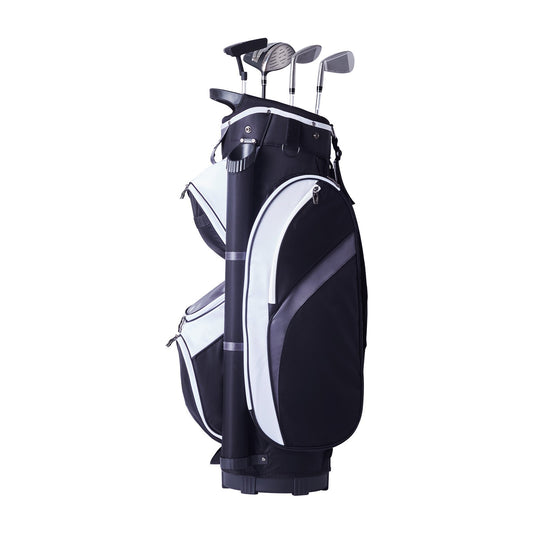 Golf Cart Bag 14 Way Organizer 36" Pockets Black Nylon