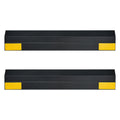 Parking Stopper 406mm 2pc Heavy Duty Garage Floor Tire Wheel Block