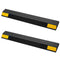 Parking Stopper 446mm 2pcs Heavy Duty Garage Car Wheel Stop Bumper