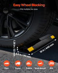 Parking Stopper 446mm 2pcs Heavy Duty Garage Car Wheel Stop Bumper