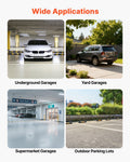 Parking Stopper 1840mm Heavy Duty Rubber Curb Garage Floor Reflective