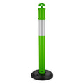 Traffic Safety Cones 3 Pack 1140mm Reflective Fillable Base Green