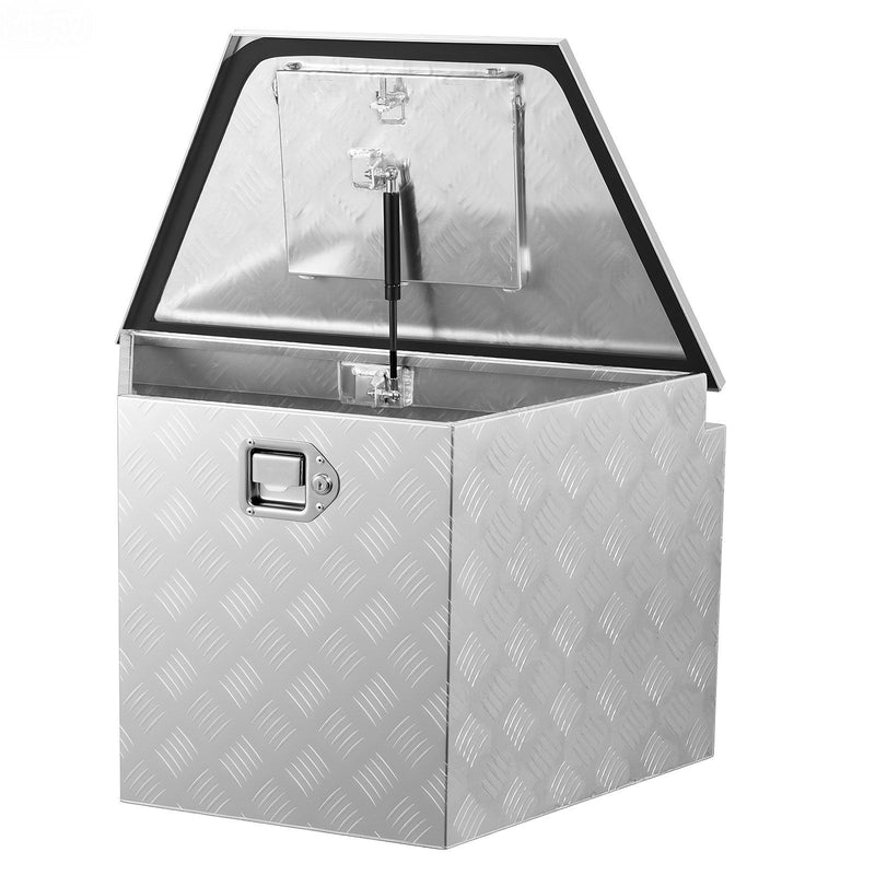 Aluminum Trailer Tongue Box 838x483x457mm Silver Heavy Duty