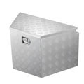 Aluminum Trailer Tongue Box 838x483x457mm Silver Heavy Duty