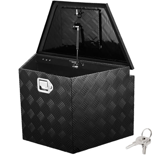 Trailer Tongue Box Aluminum Diamond Plate 737x410x460mm