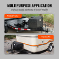 Trailer Tongue Box Aluminum Diamond Plate 737x410x460mm