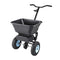Lawn Spreader 100LBS Walk-Behind Push Fertilizer Spreader 9.8ft Width