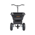 Lawn Spreader 100LBS Walk-Behind Push Fertilizer Spreader 9.8ft Width