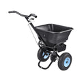Lawn Spreader 100LBS Walk-Behind Push Fertilizer Spreader 9.8ft Width