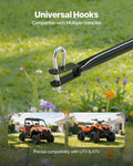 Tow Behind Broadcast Spreader 130L Capacity 9.8ft Width Salt