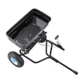 Tow Behind Broadcast Spreader 130L Capacity 9.8ft Width Salt