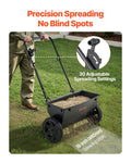 Walk Behind Spreader 22.6kg Capacity 18in Width 30 Settings