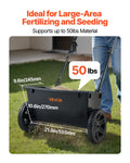 Walk Behind Spreader 22.6kg Capacity 18in Width 30 Settings