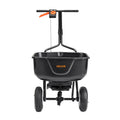 Broadcast Spreader 60L Walk Behind Push Seed Fertilizer Garden Lawn